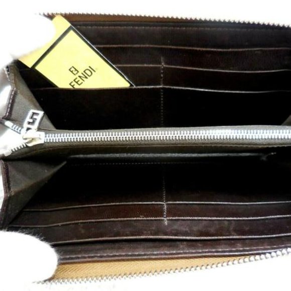 Fendi MOD Camel Corduroy and Brown Leather XL - Picture 6 of 12